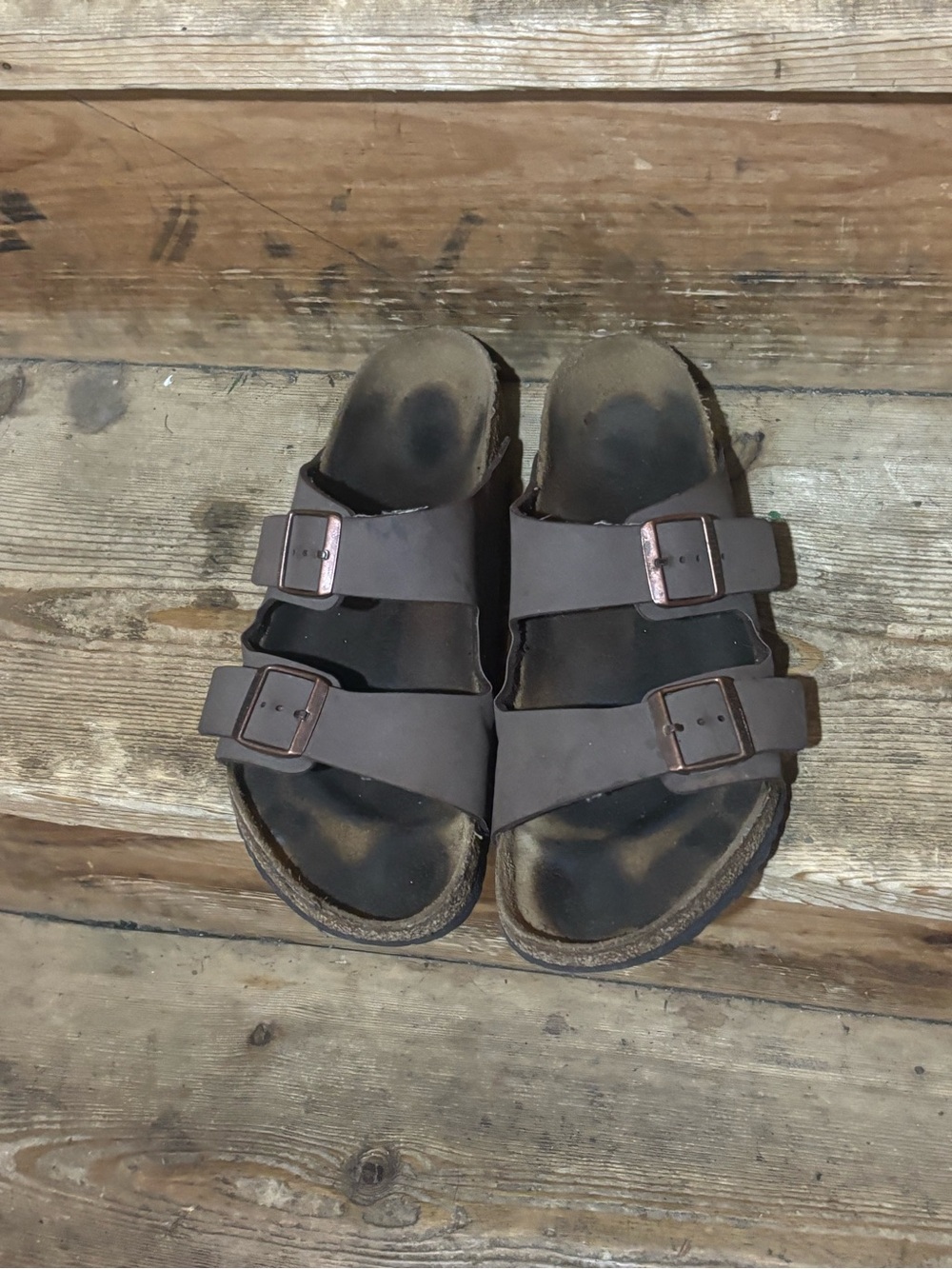 Birkenstock Arizona Men's Sandals in Brown - Picture 2 of 4